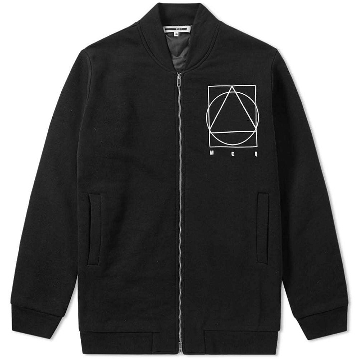 Photo: McQ by Alexander McQueen Jersey MA-1 Jacket