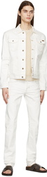 TOM FORD Beige Silk Link Ribs Sweater