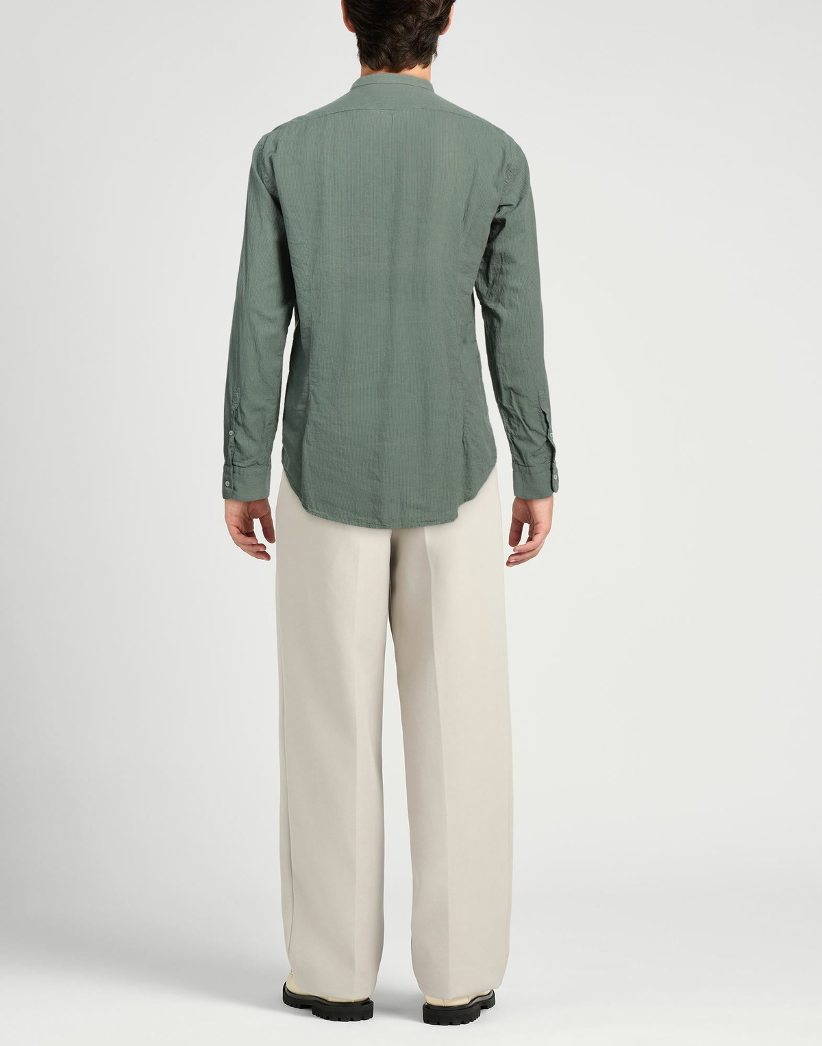 Massimo Alba Mens Shirt in Sage green