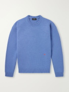 Willy Chavarria - Embroidered Wool Sweater - Blue