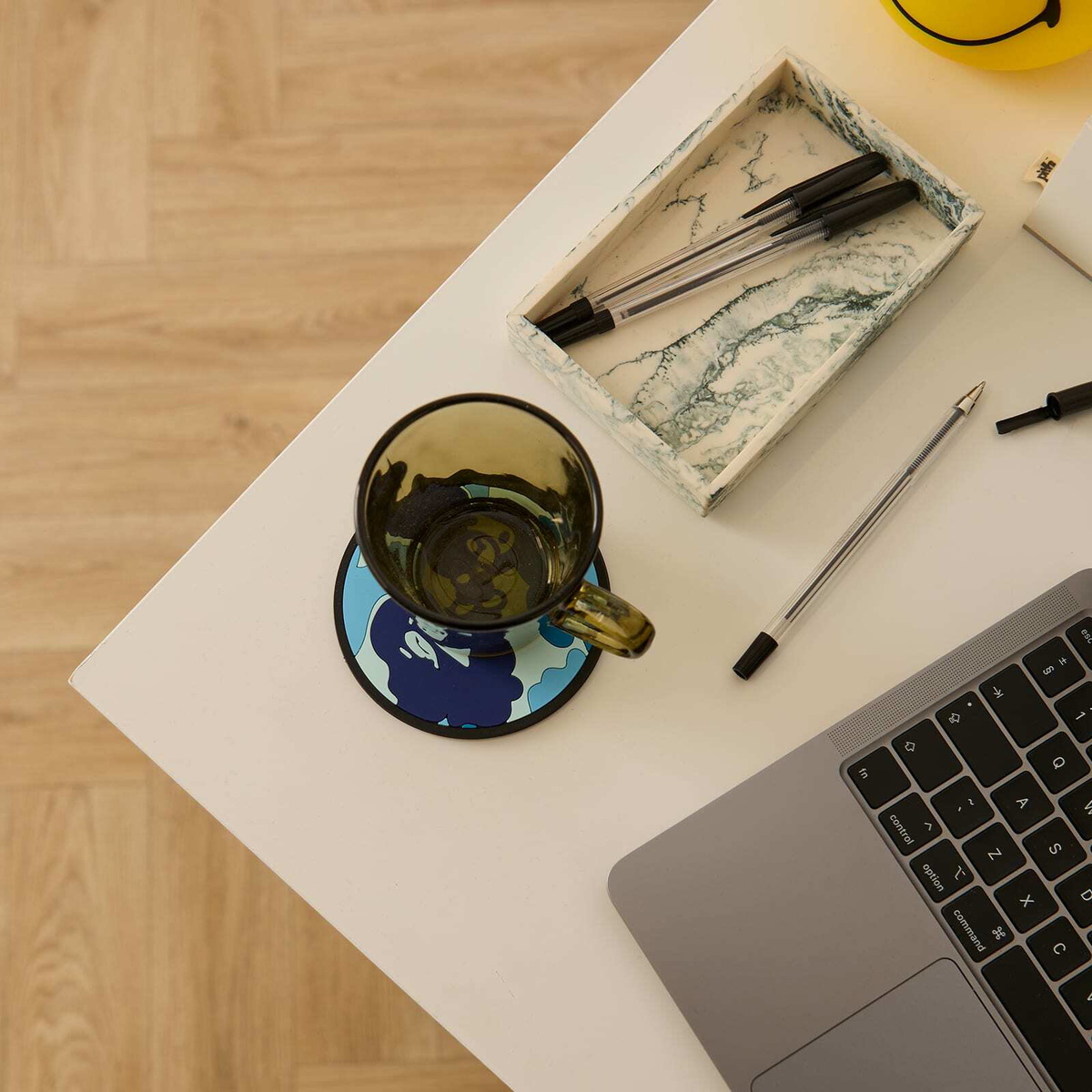 A Bathing Ape Men's ABC Camo Milo Coaster in Blue 