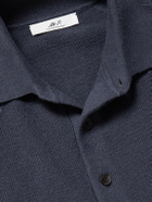 Mr P. - Wool and Cashmere-Blend Polo Shirt - Gray