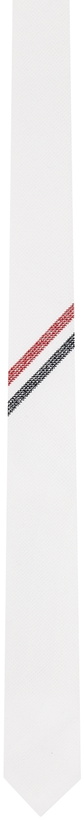 Photo: Thom Browne White Classic Tie