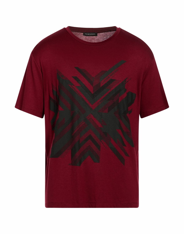 Photo: Costume National Contemporary Mens T-shirt Burgundy