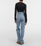 Khaite Albi high-rise straight jeans