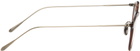 YUICHI TOYAMA. Tortoiseshell & Gold Kikusui Glasses