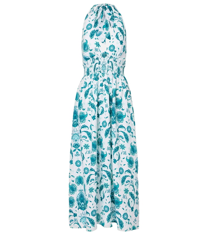 Photo: Heidi Klein Kos paisley shirred linen maxi dress