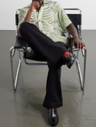 KAPITAL - Aloha Convertible-Collar Printed Woven Shirt - Green