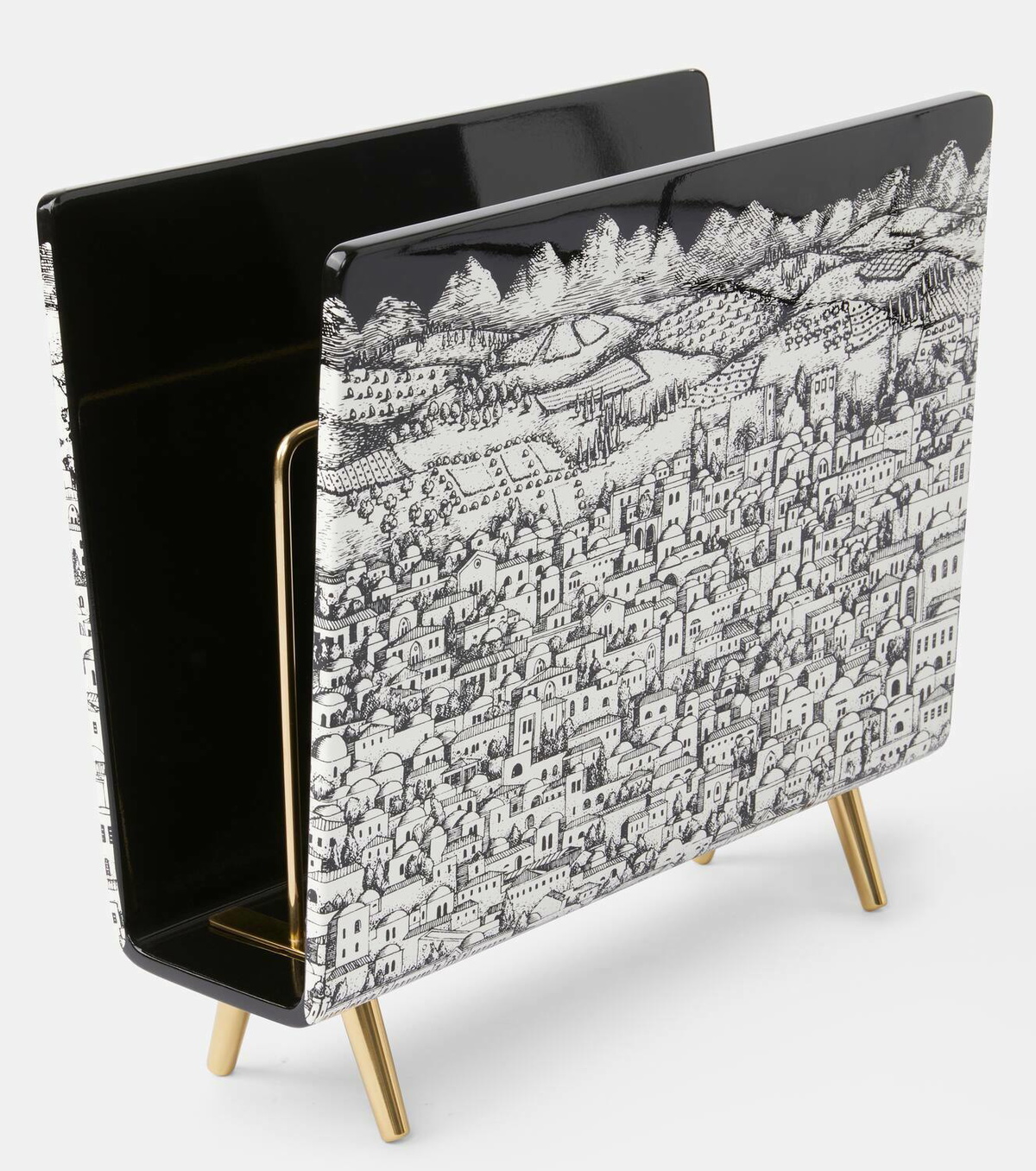 Fornasetti Gerusalemme magazine holder