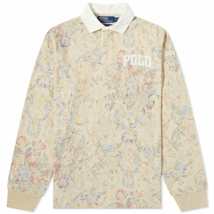 Photo: END. x Polo Ralph Lauren 'Baroque' Long Sleeve Rugby Shirt in Old Hall Floral