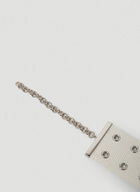 MM6 Maison Margiela Logo Pendant Choker Necklace