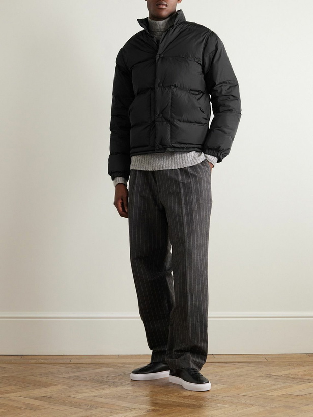 Photo: Officine Générale - Horace Quilted Shell Jacket - Black