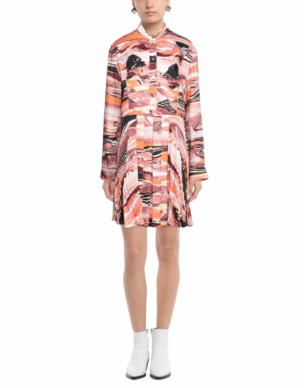 Cedric Charlier Womens Mini dress in Orange