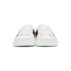 Gucci White Gucci Band New Ace Sneakers