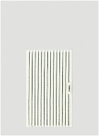 Tekla - Core Striped Hand Towel in White