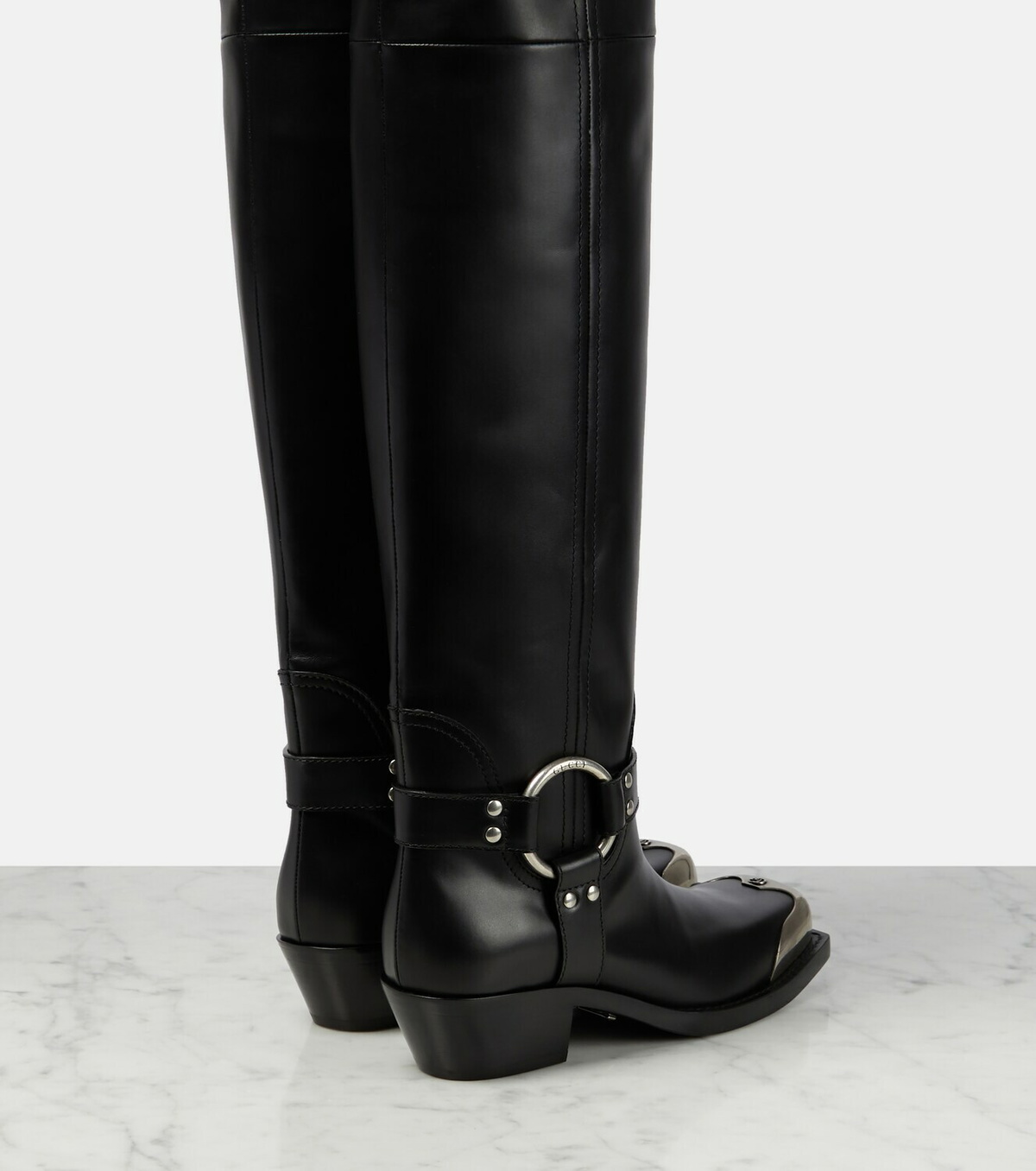 Gucci - Opal leather boots Gucci