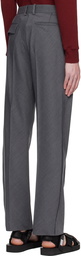 Undercoverism Gray Pinched Seam Trousers