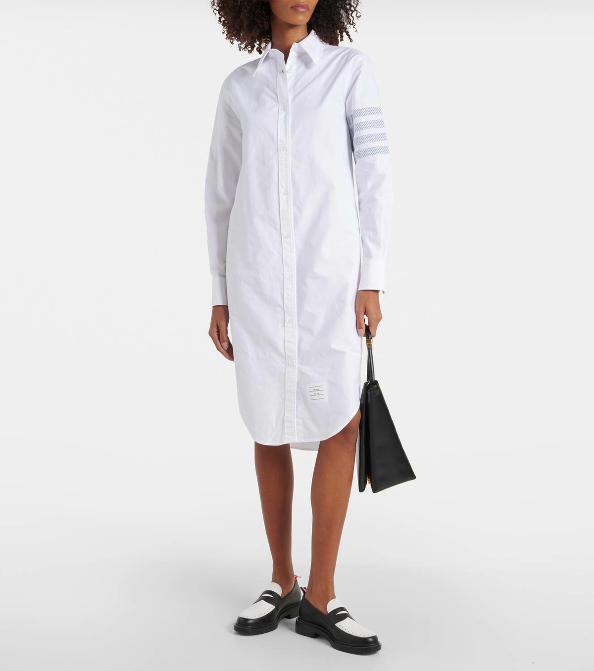 thom browne shirt dress Moray Plaid Pinafore Dress – Miss Patina main image 1