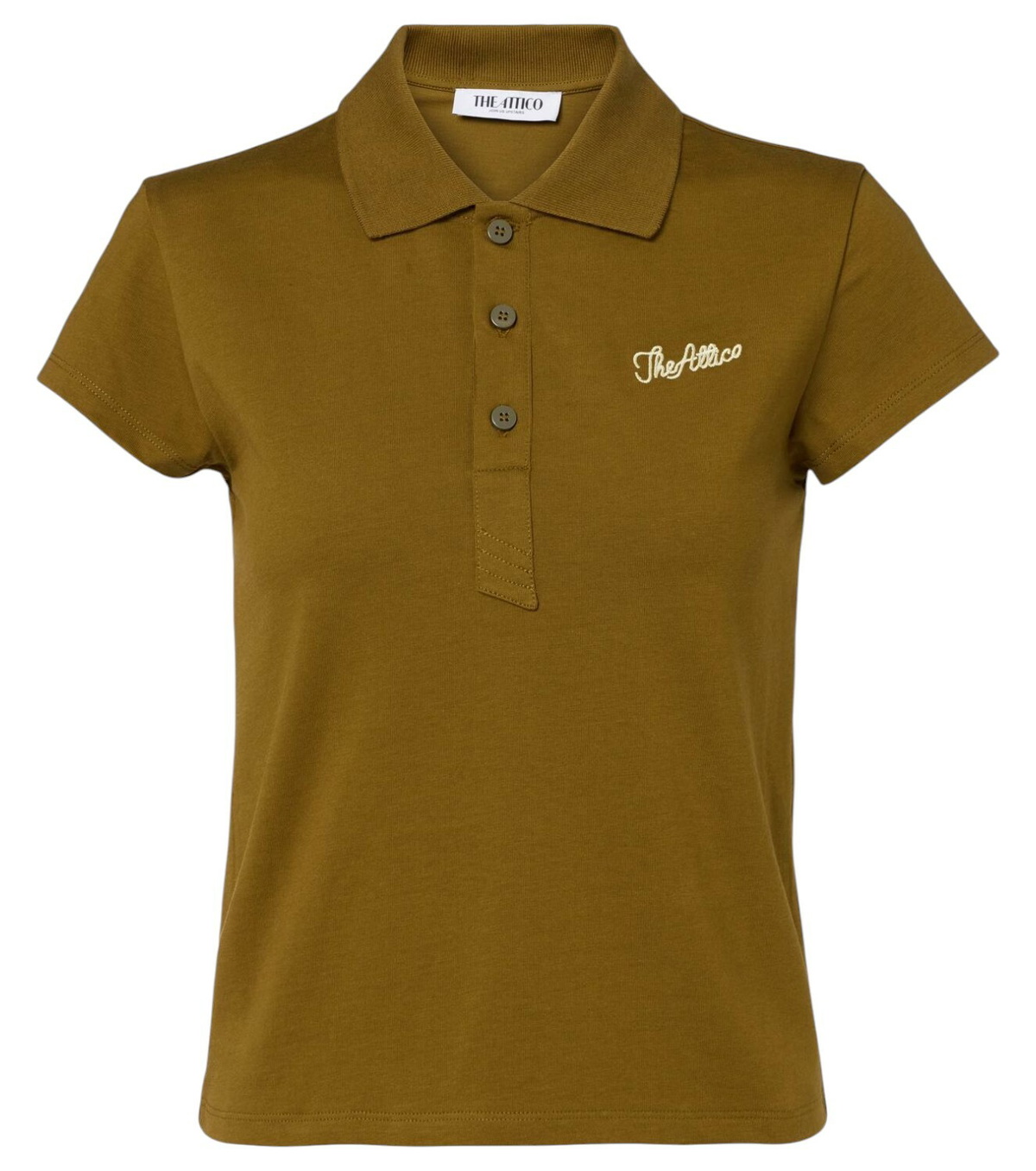 Tシャツ・カットソー THE ATTICO COTTON TOP WITH LOGO The Attico T-shirts for Women | Online Sale up to 78% off | Lyst