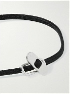 Miansai - Metric Silver Cord Bracelet - Black