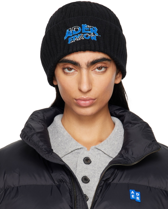 Photo: ADER error Black Edca Logo Beanie