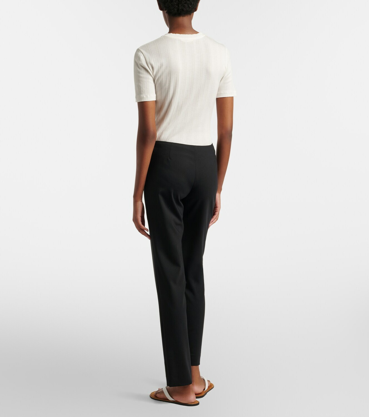 The Row Flamenca wool straight pants