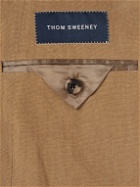 Thom Sweeney - Double-Breasted Silk Blazer - Brown
