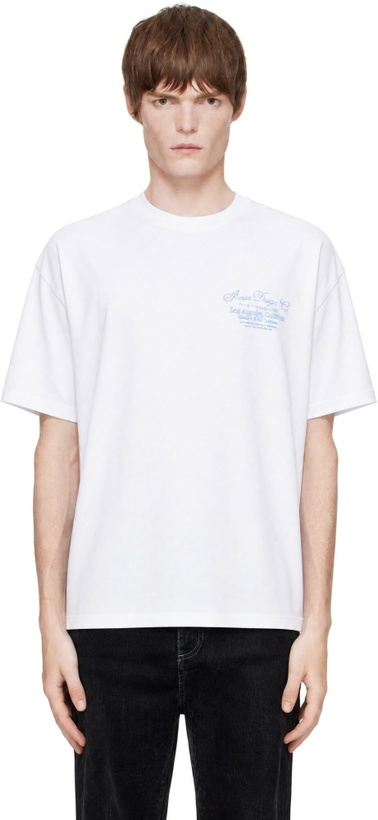 Photo: AMIRI White Dreamers Chain Stitch Oversized T-shirt