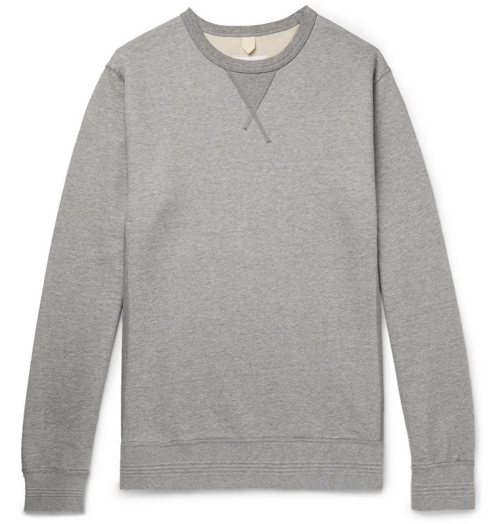 Photo: Albam - Loopback Cotton-Jersey Sweatshirt - Men - Gray