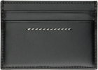 MM6 Maison Margiela Black Leather Card Holder