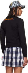 Walter Van Beirendonck Black Smile Sweatshirt