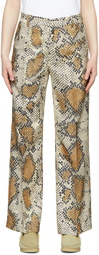 Stockholm (Surfboard) Club Beige Polyester Trousers