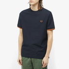 Fred Perry Authentic Men's Tipped Pique T-Shirt in Navy