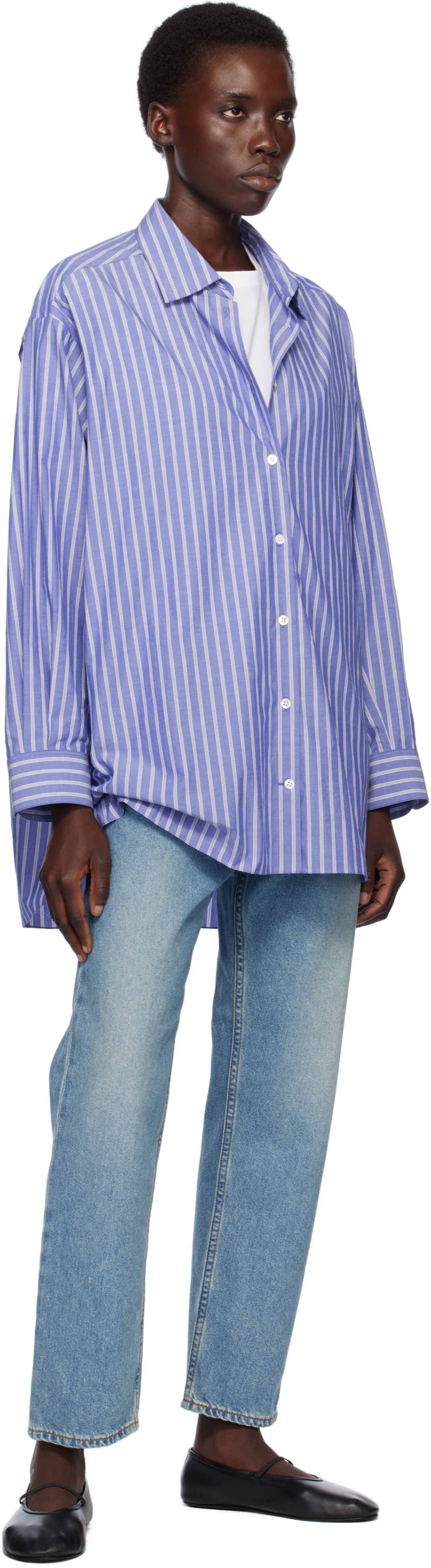 デニム・ジーパン THE ROW RIACO DENIM COTTON JEANS THE ROW Riaco mid-rise straight-leg jeans | NET-A-PORTER