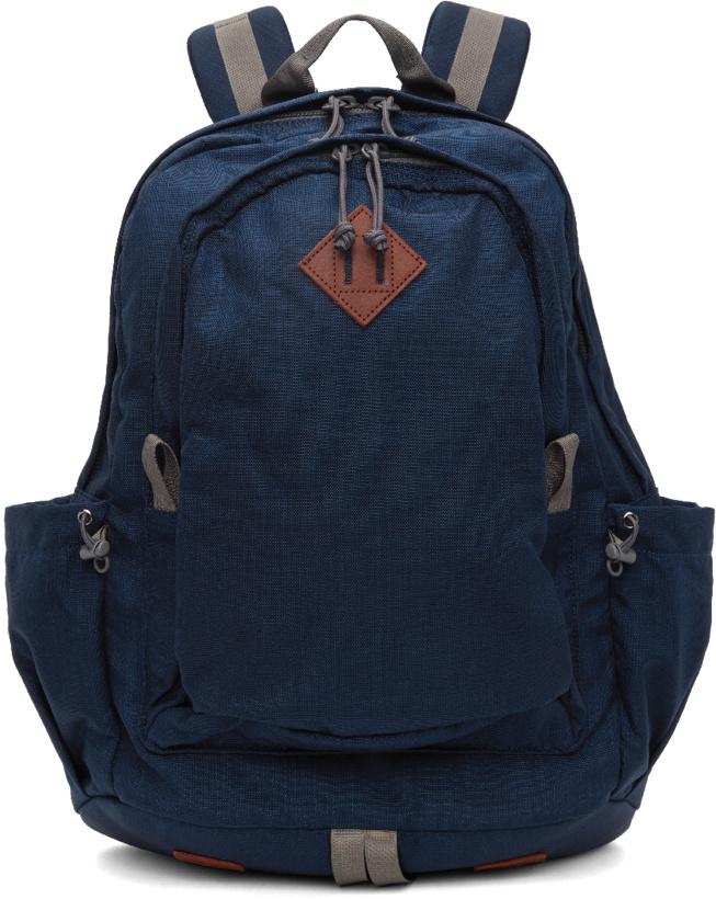 Photo: BEAMS PLUS Blue Pocket Backpack
