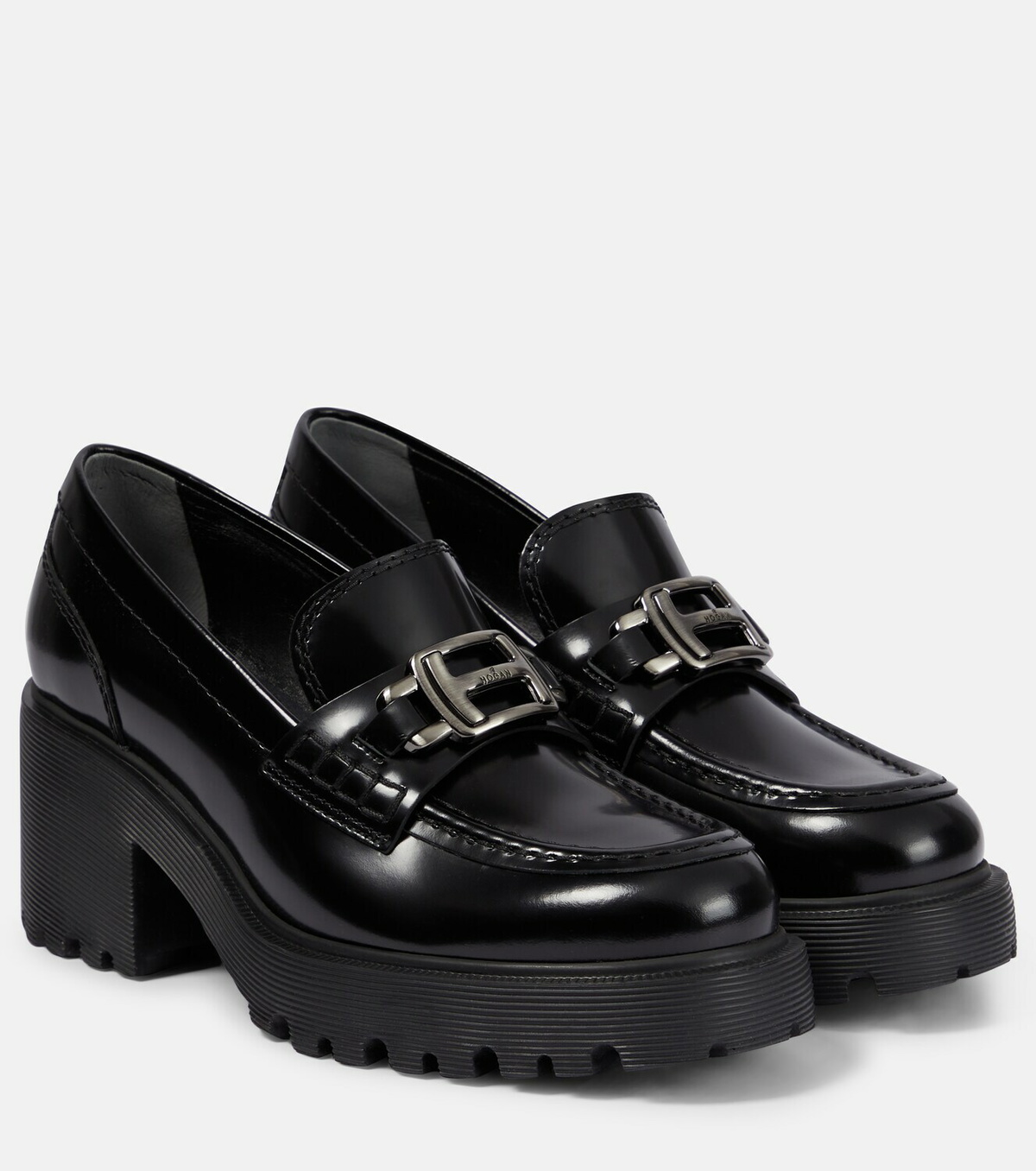 Hogan H649 leather loafer pumps Hogan