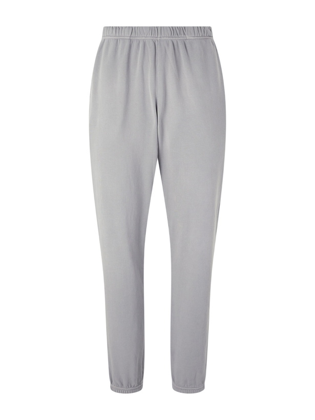 Photo: Les Tien - Tapered Cotton-Jersey Drawstring Sweatpants - Gray