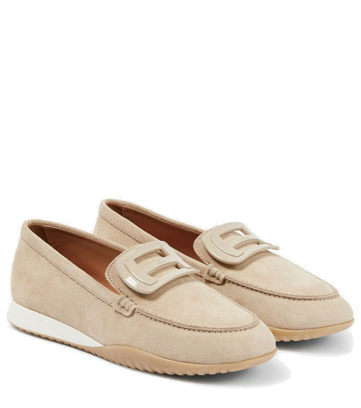 ローファー・オックスフォード HOGAN Woman Loafers Leather HXW6480EP20KXT S003 Hogan Outlet: H648 leather loafers - Leather | Hogan loafers