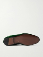 TOM FORD - Velvet Slippers - Green