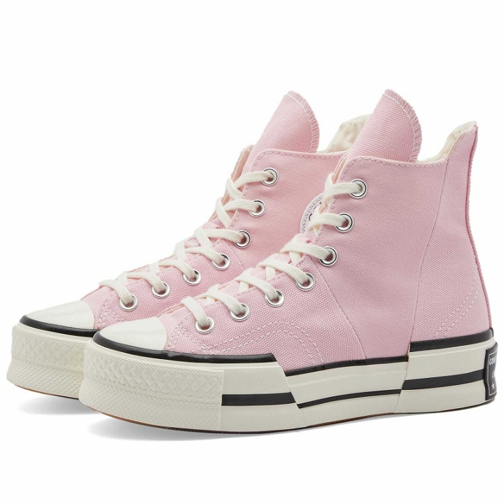 Photo: Converse Chuck 70 Plus Hi-Top Sneakers in Sunrise Pink/Egret