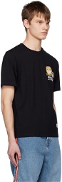 Evisu Black 'Taiko Daruma' T-Shirt