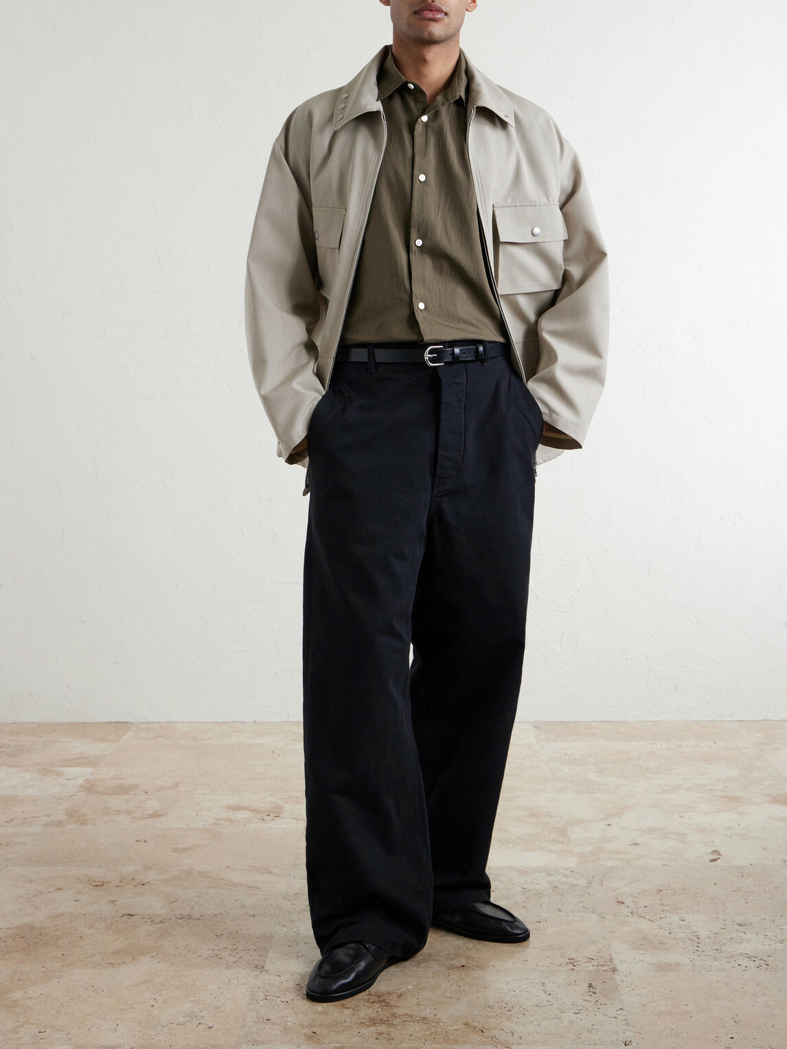 Kaptain Sunshine - Cotton and Silk-Blend Shirt - Brown