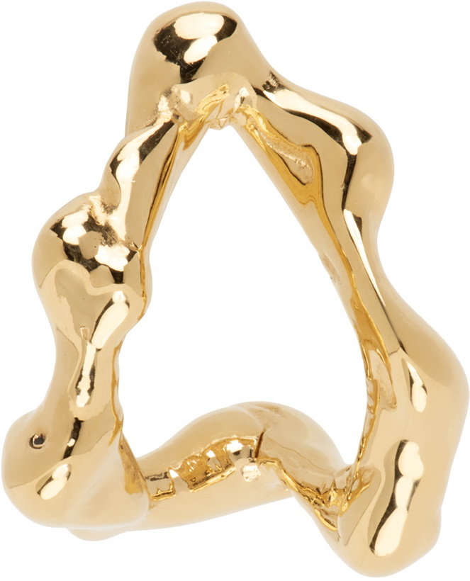 Photo: FARIS Gold Lava Dua Single Earring