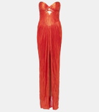 Maria Lucia Hohan Stephanie silk tulle corset gown