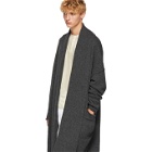 Isabel Benenato Grey Wool Coat