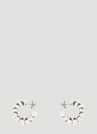 Bottega Veneta Twisted Hoop Earrings