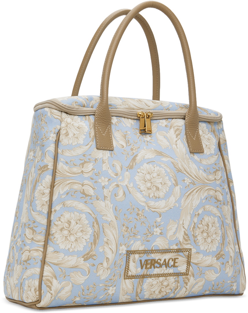 Versace Blue Barocco Cooler Bag