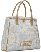Versace Blue Barocco Cooler Bag