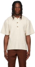 Nanushka Off-White Tallis Polo