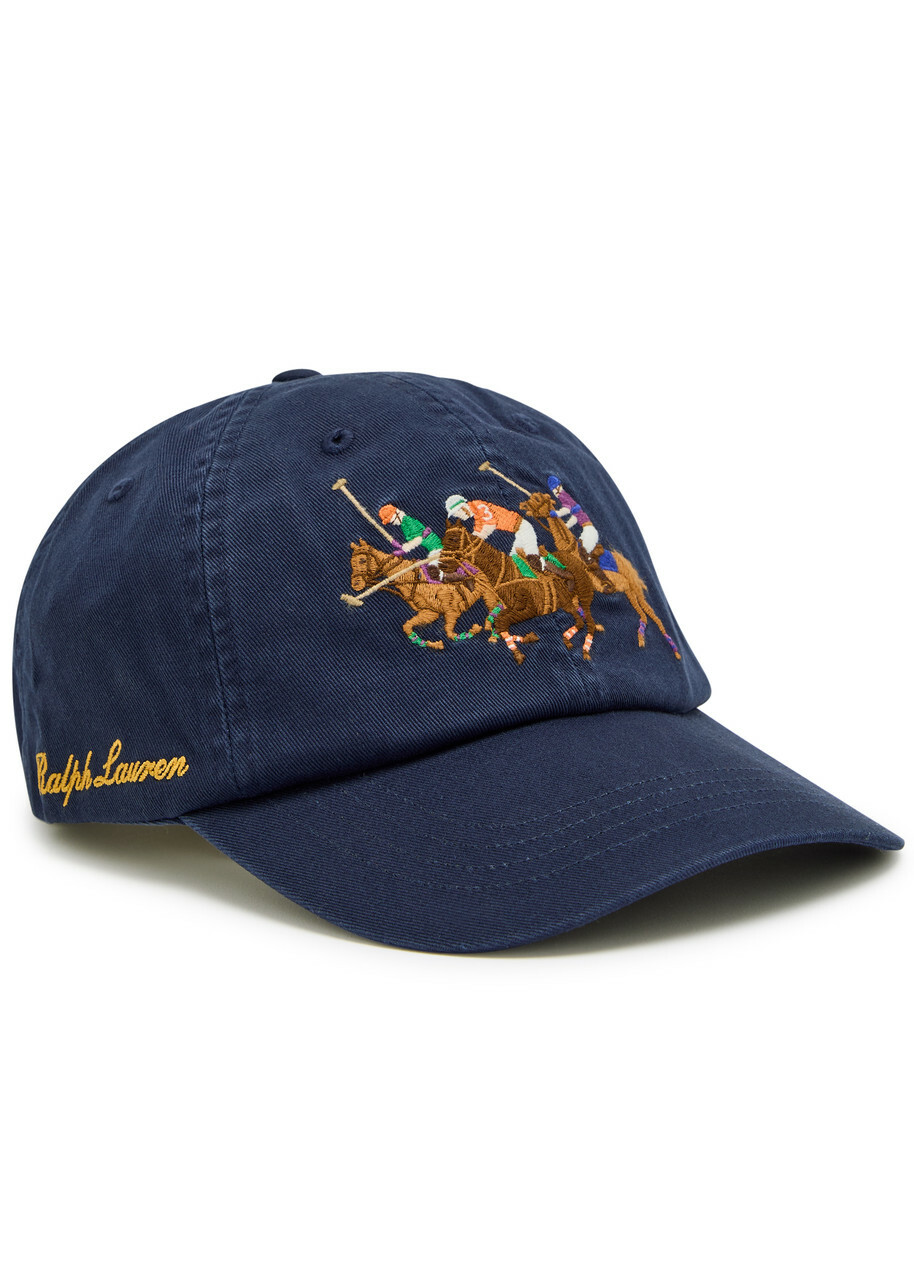 Polo Ralph Lauren Red & Blue Long-Bill Cap Polo Ralph Lauren